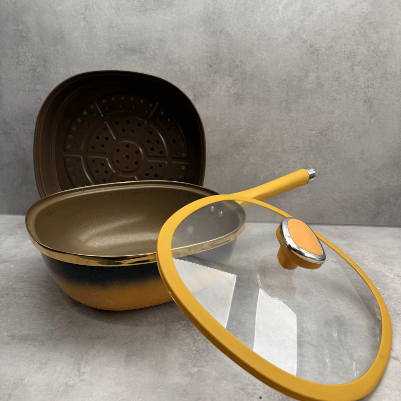 Leckora Titan-Antihaftpfanne 30 cm mit Deckel