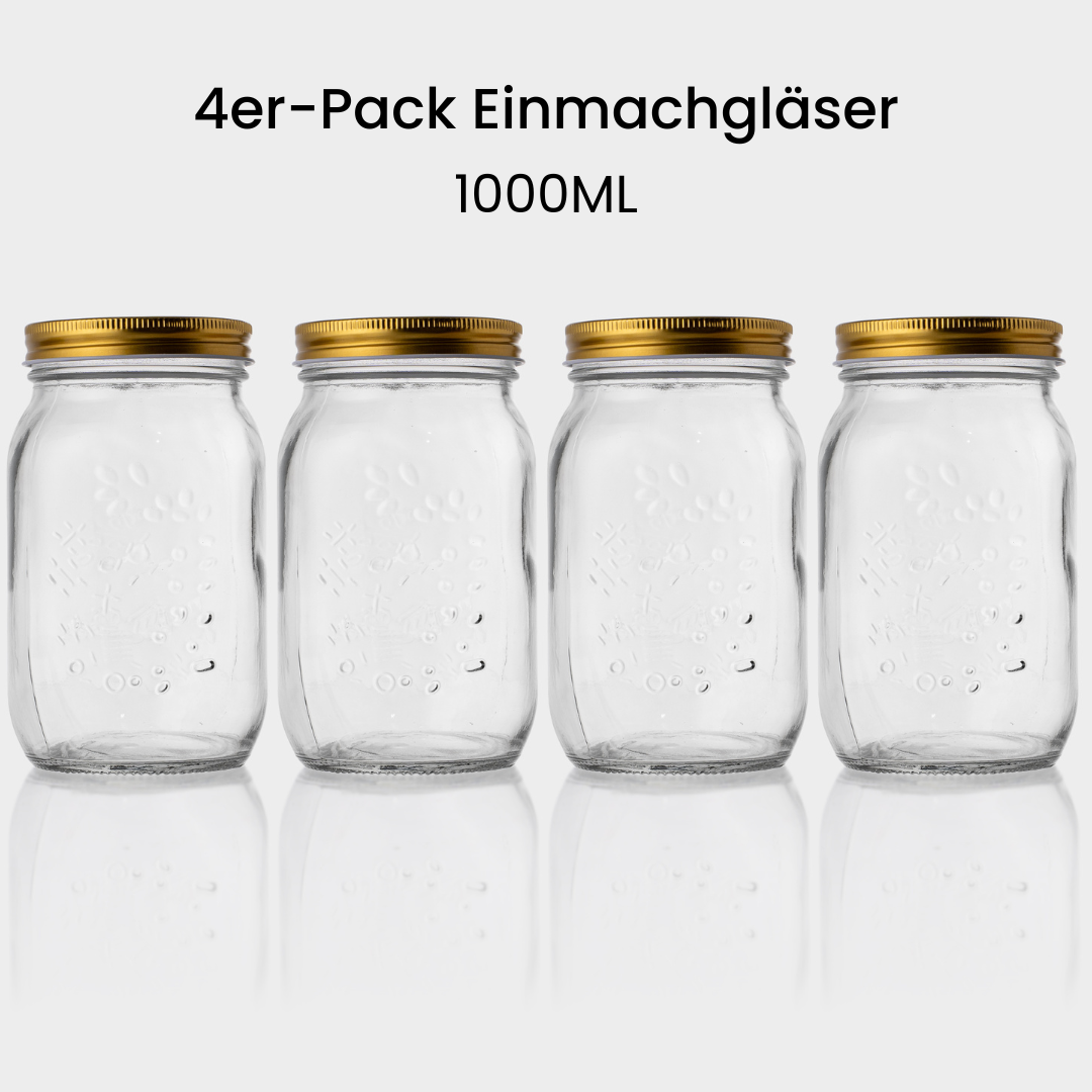 Leckora Luxus-Einmachgläser