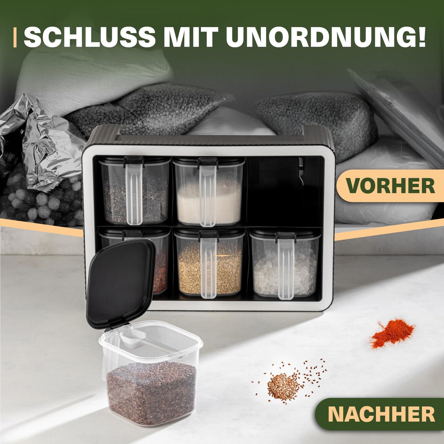 Leckora Block 6er Set