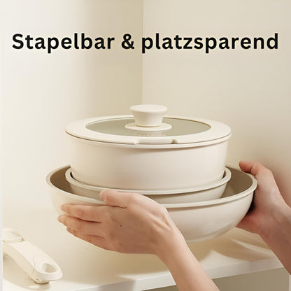 Leckora 11-teiliges Keramik-Pfannenset