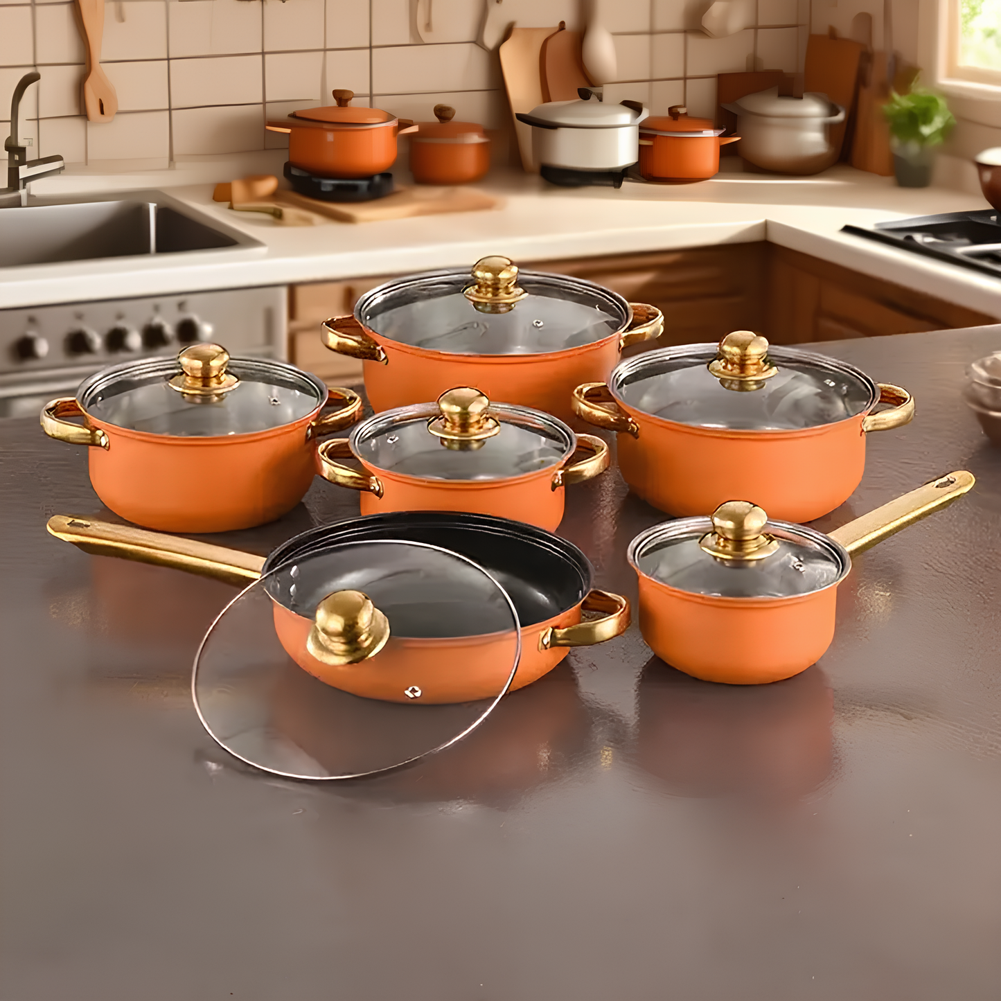 Leckora - 12-teilige Pfannenset