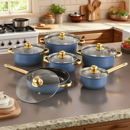 Leckora - 12-teilige Pfannenset