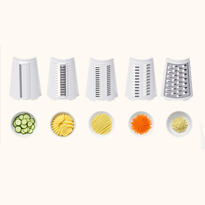 Multifunktionaler Gemüseschneider mit Kurbel